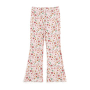 Berry Floral Flare Legging