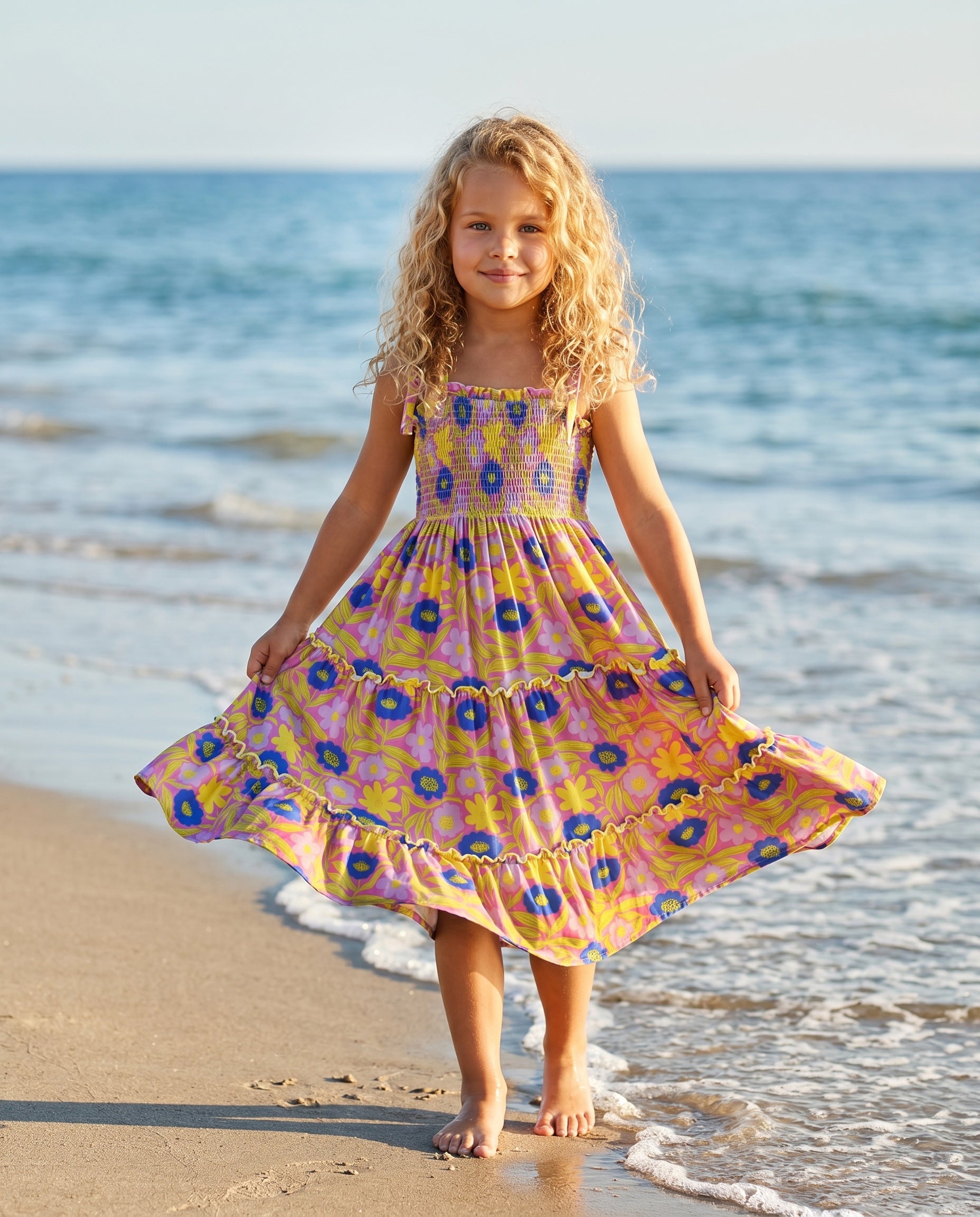 Leilani Lavender Floral Dress