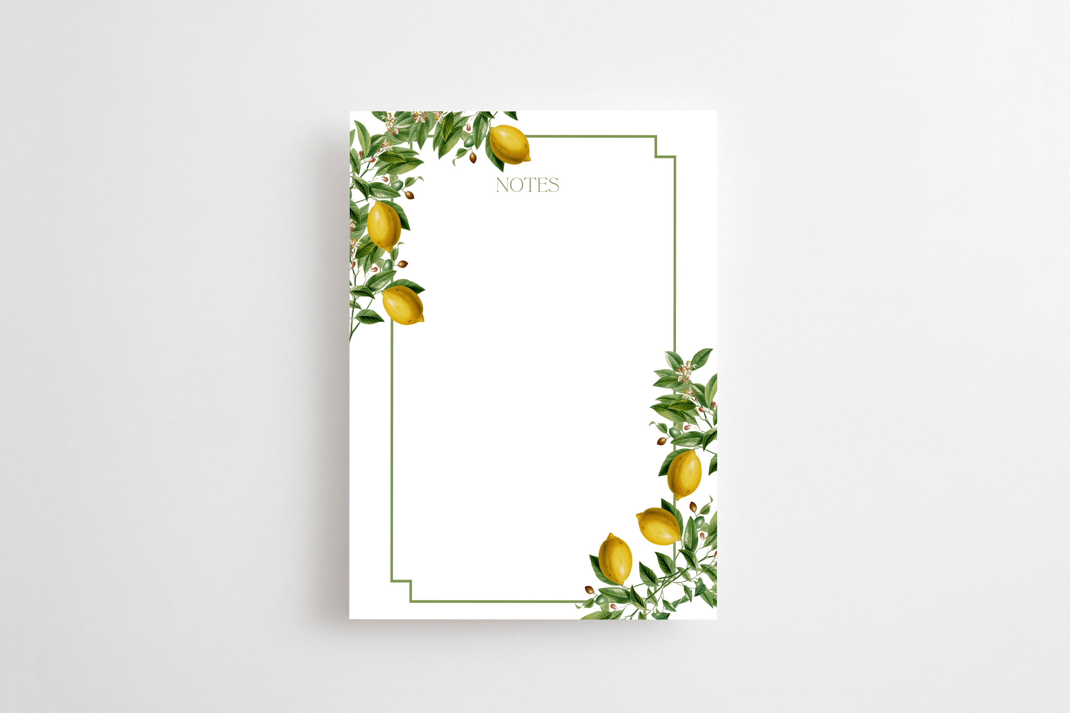 Lemon Notepad | Notepad By Josil Paperie