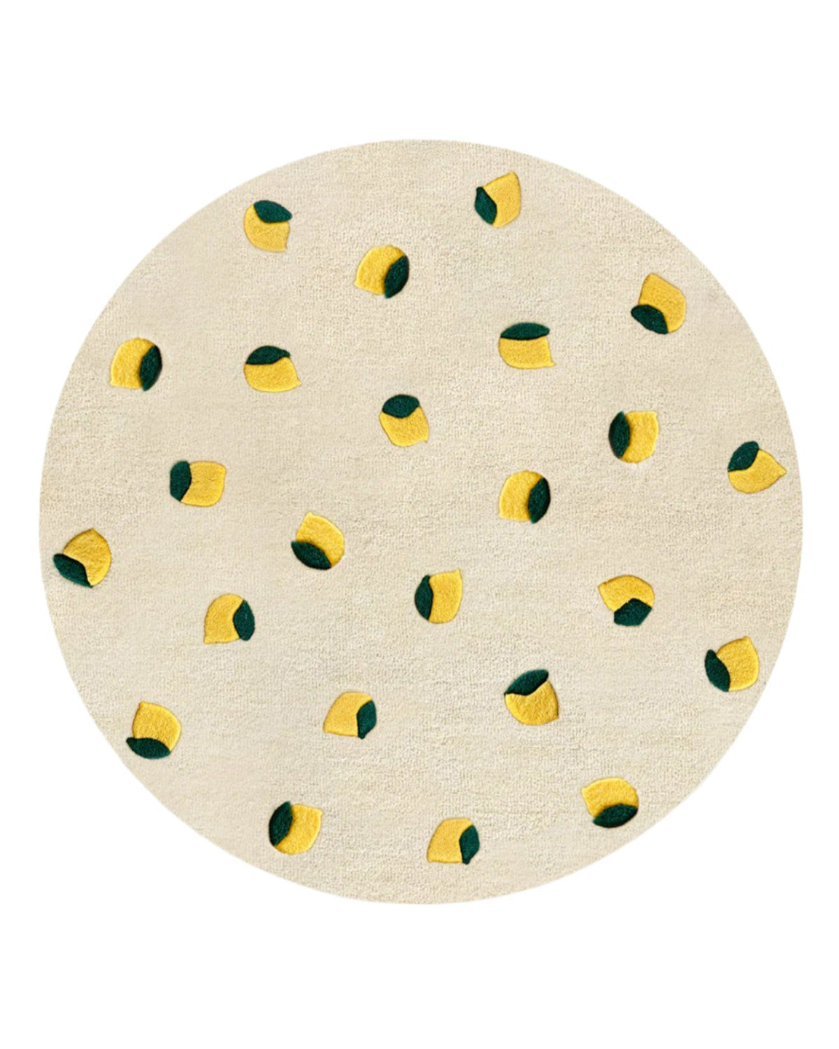 Rug Lemons 3.9 Ft Diameter