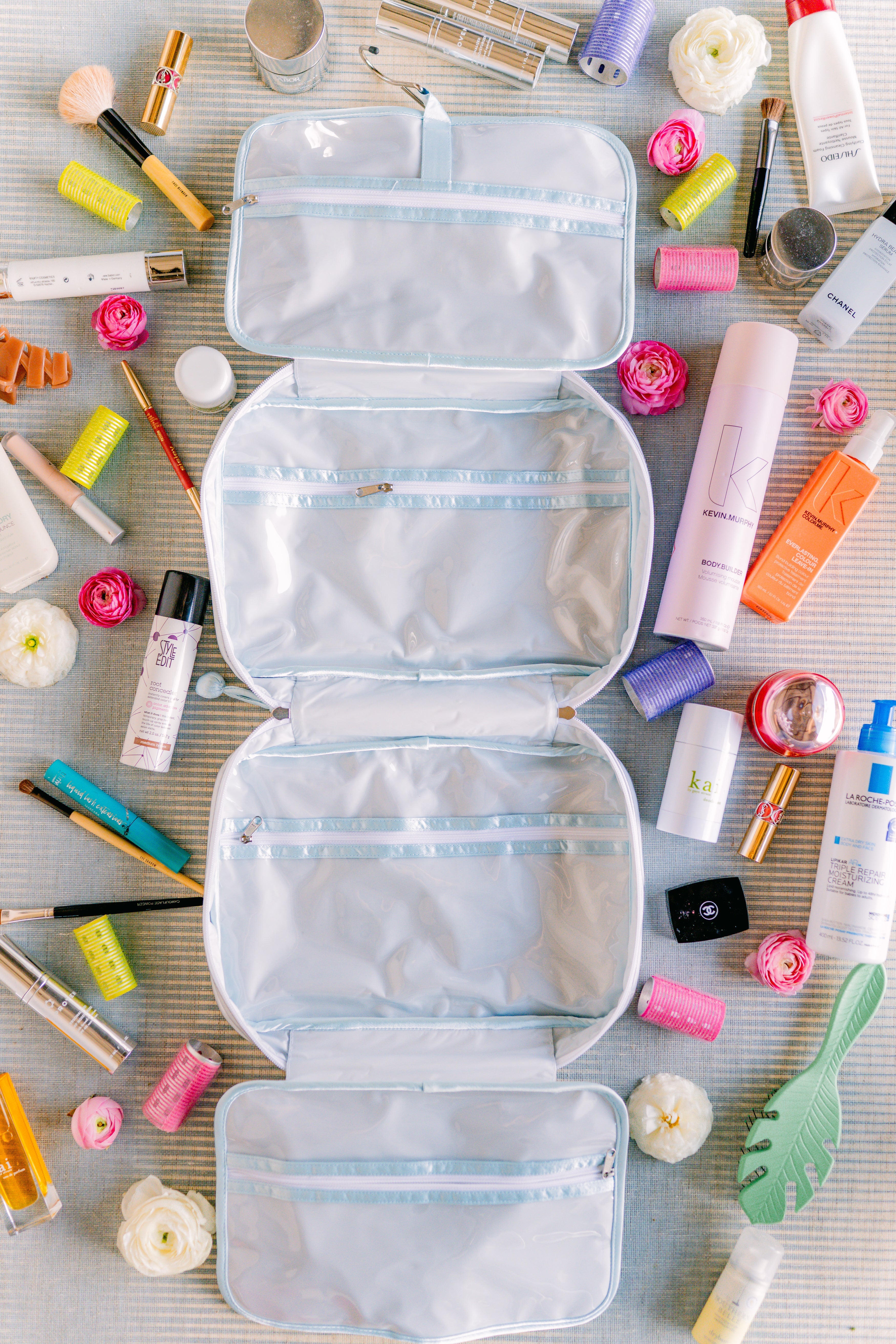 Carnation Hanging Cosmetic Bag