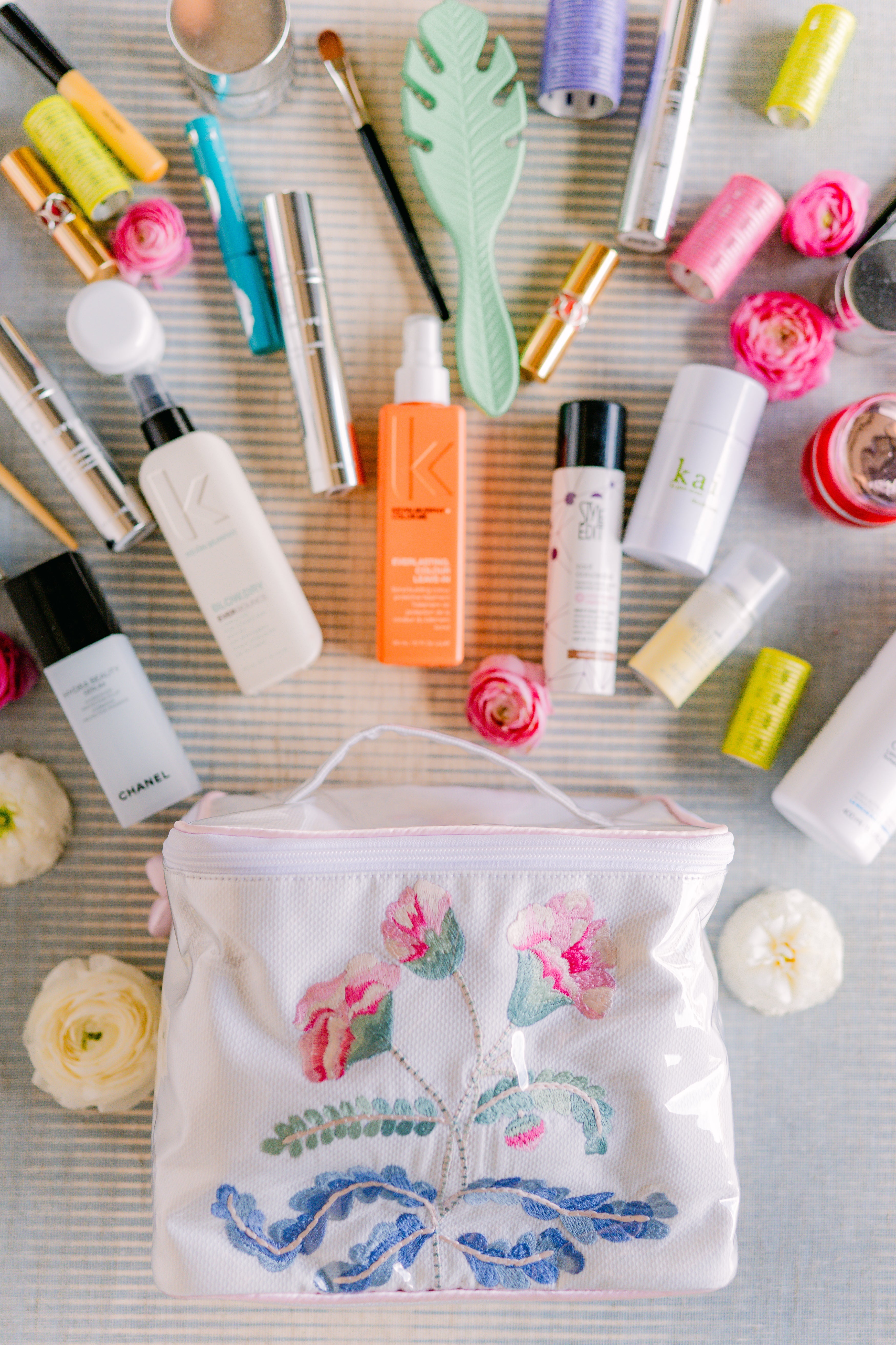 Carnation Train Case