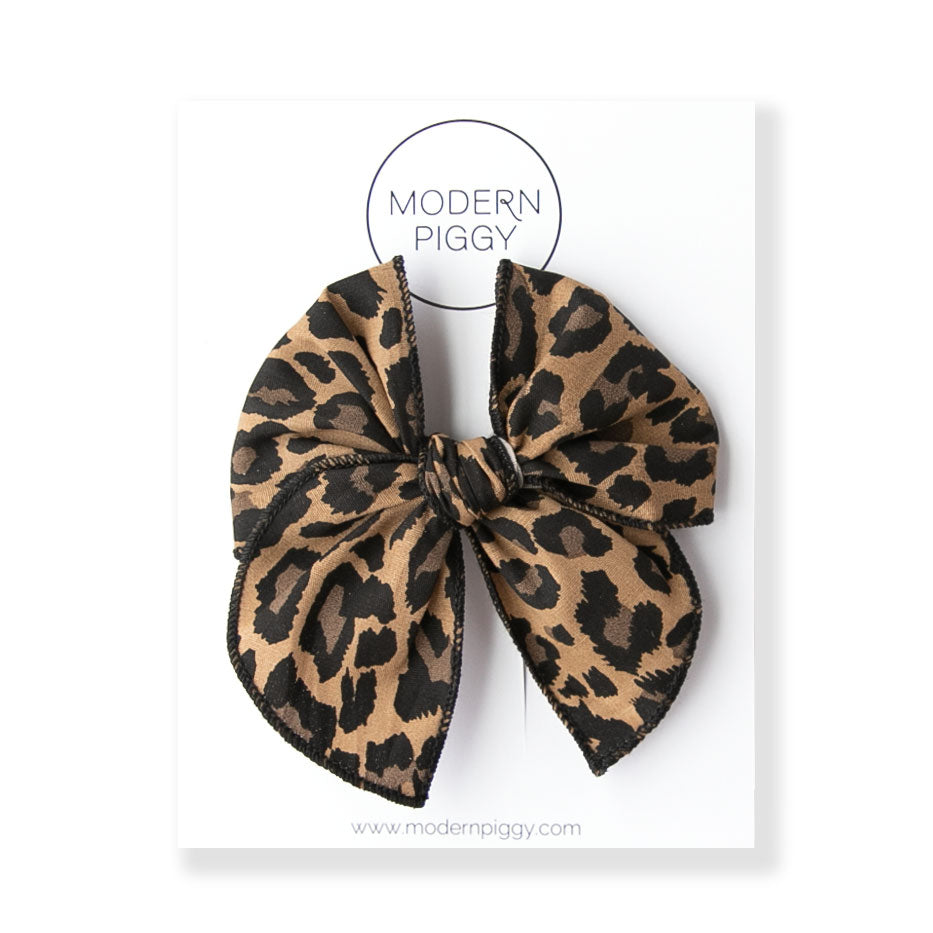 Leopard | Petite Party Bow