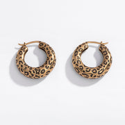 Leopard Hoops