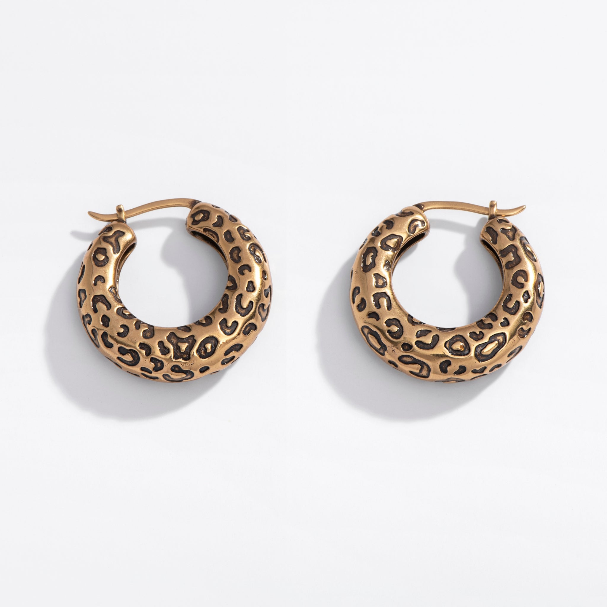 Leopard Hoops