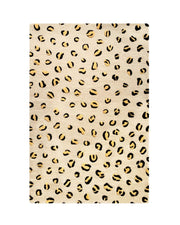 Rug Leopard Beige / Brown And Black Print 5.5 X 7.9 Ft