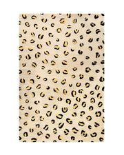 Rug Leopard Beige / Brown And Black Print 6.5 X 9.8 Ft