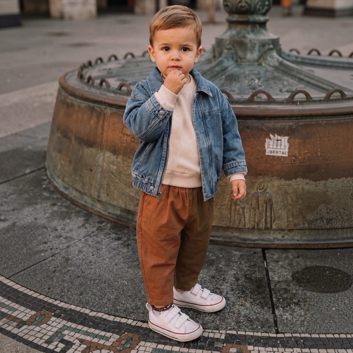 Let’s Go For A Stroll Lightweight Denim Zip Jacket