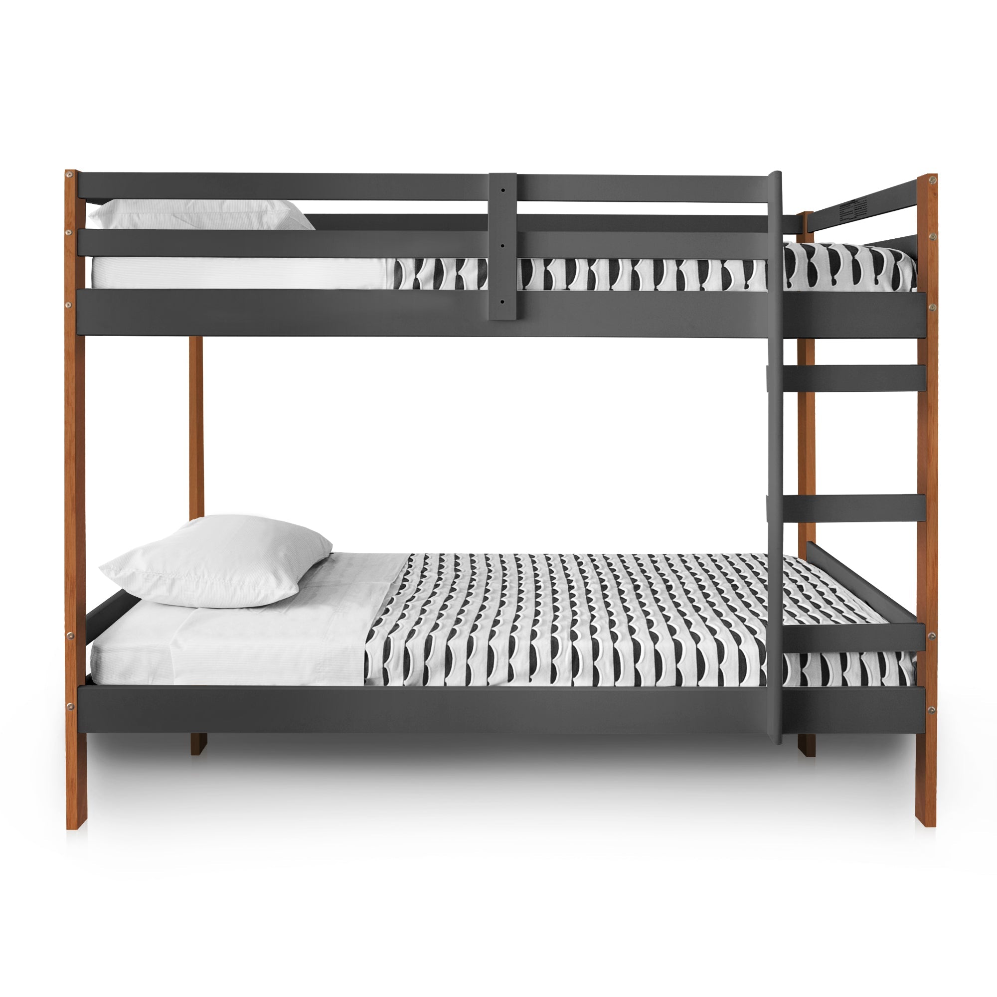 Letto Bunk Bed - Natural and Grey