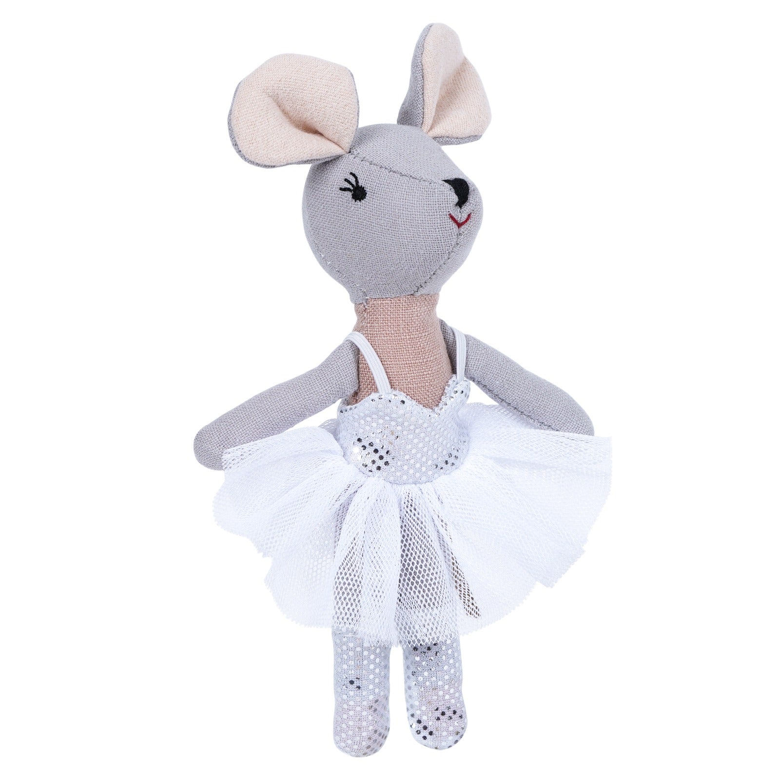 Ballerina Mouse And Friends In A Theater Box, With Magnetic Hands