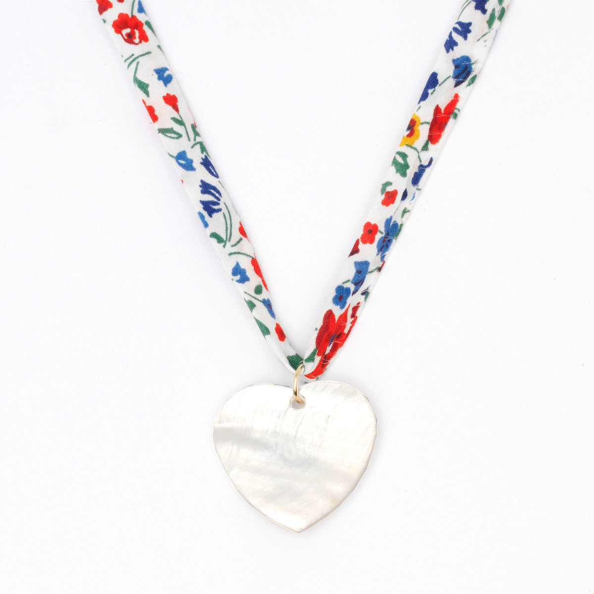 Liberty Mother Of Pearl Charm Necklace