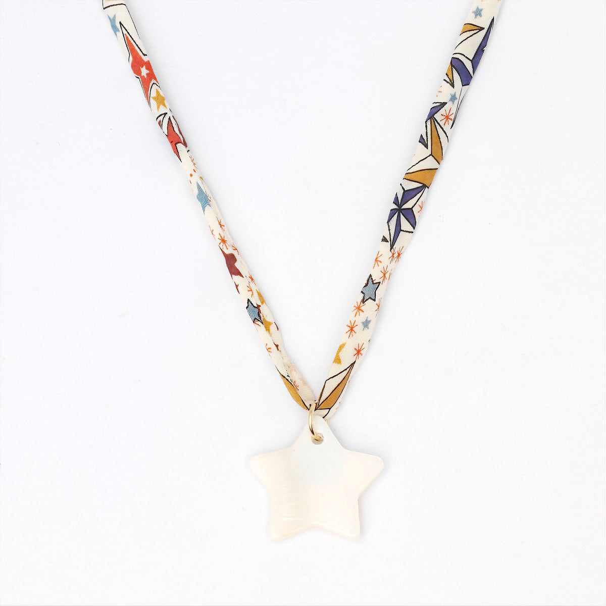 Liberty Mother Of Pearl Charm Necklace