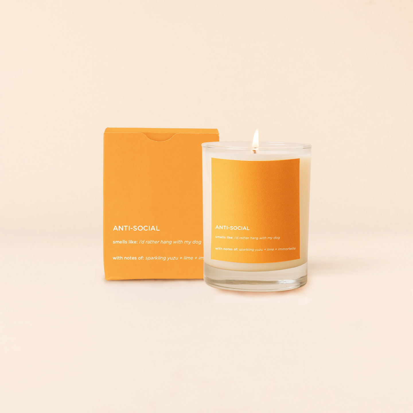 Talking Out Of Turn Life Rocks Glass Candle - Thumbnail 4