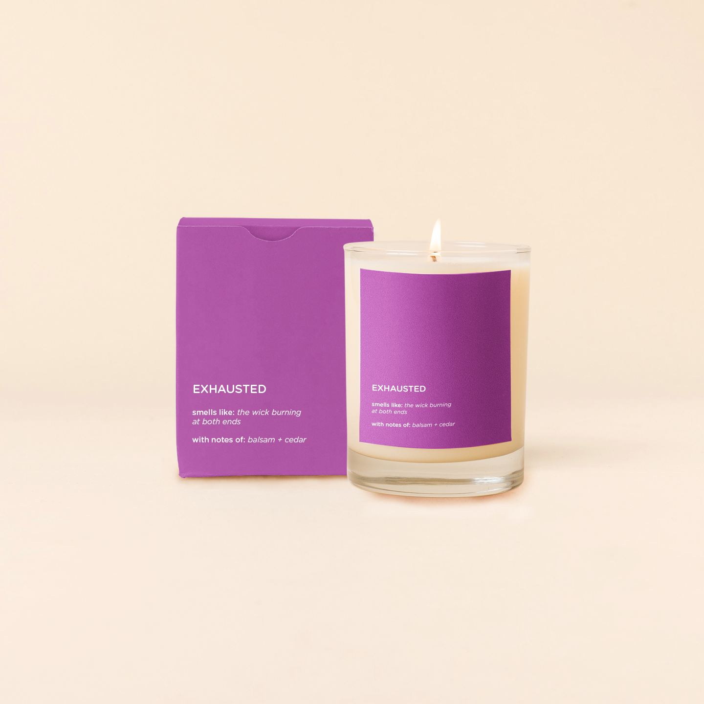 Talking Out Of Turn Life Rocks Glass Candle - Thumbnail 3