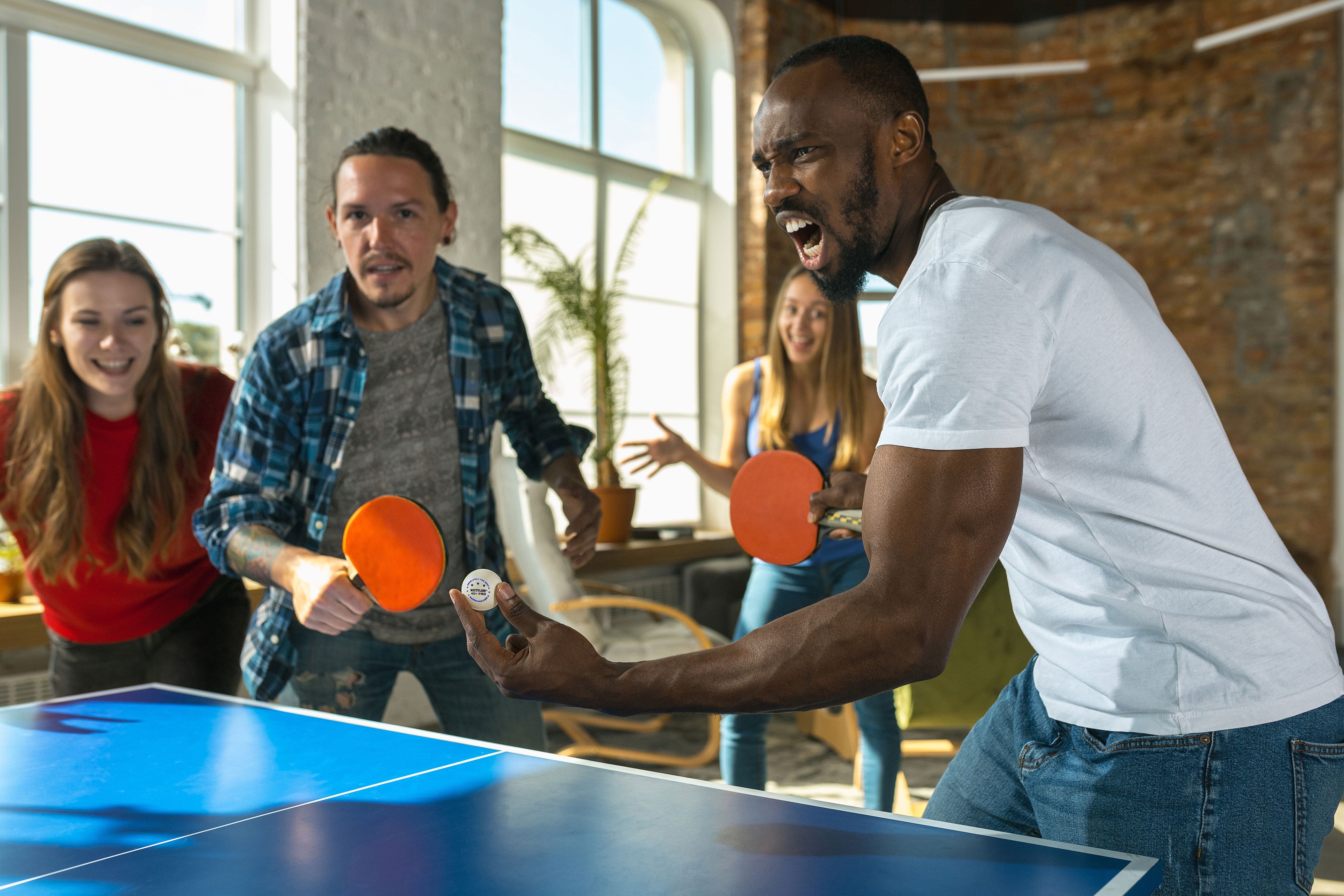 3-Star Table Tennis Balls, 6-Pack