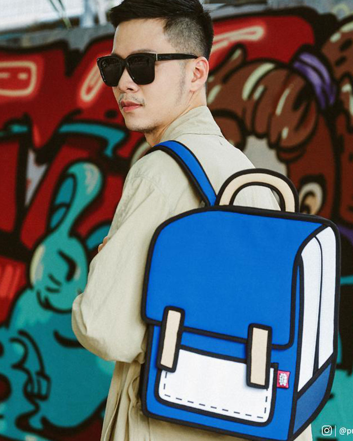 2d Backpack Spaceman Influencer True Blue