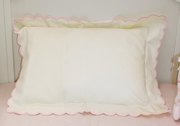 Embroidered Scallop Pillowcases