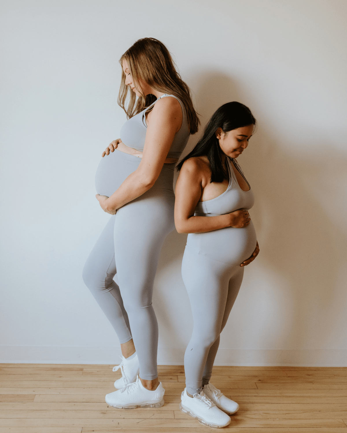 Axk Core Curve Maternity Legging - Light Gray