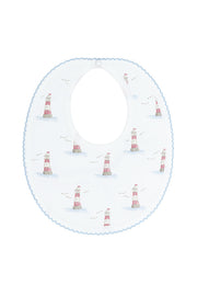 Lighthouse Print Bib