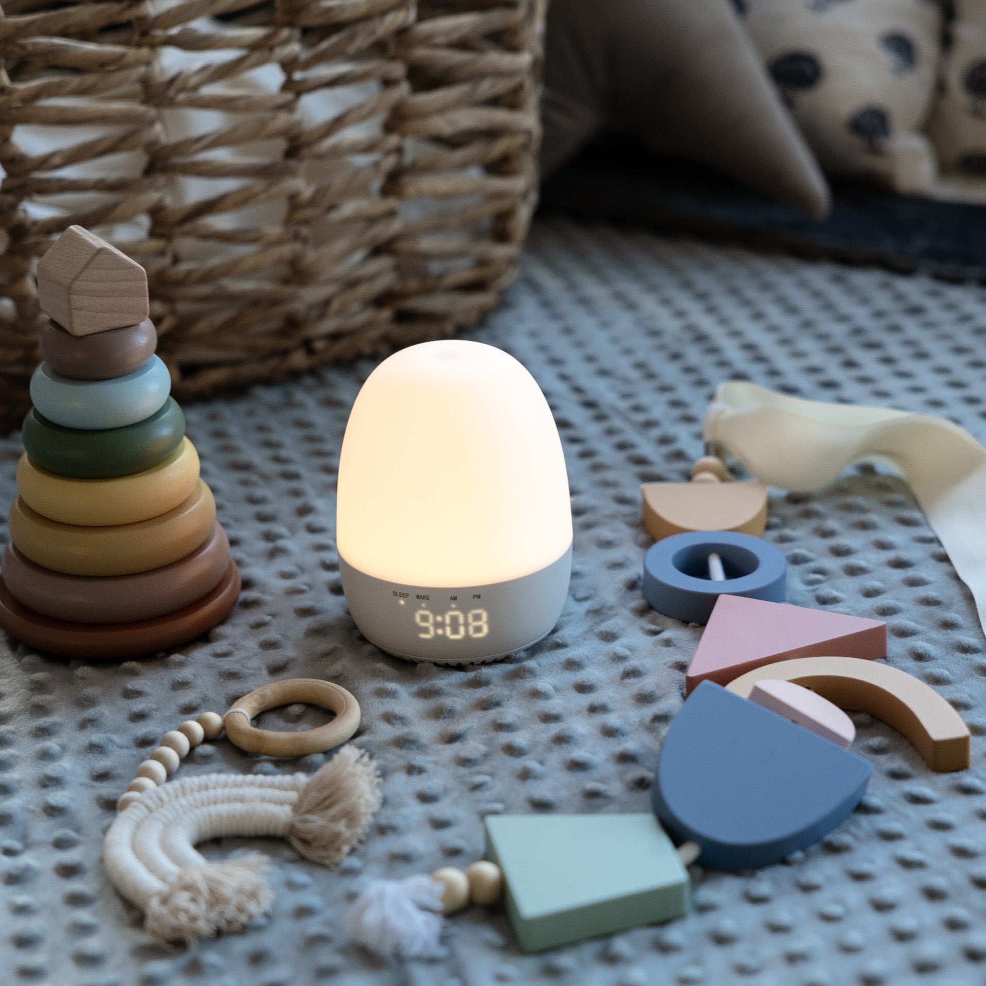 Light To Rise Sleep Trainer, Sound Machine, And Night Light