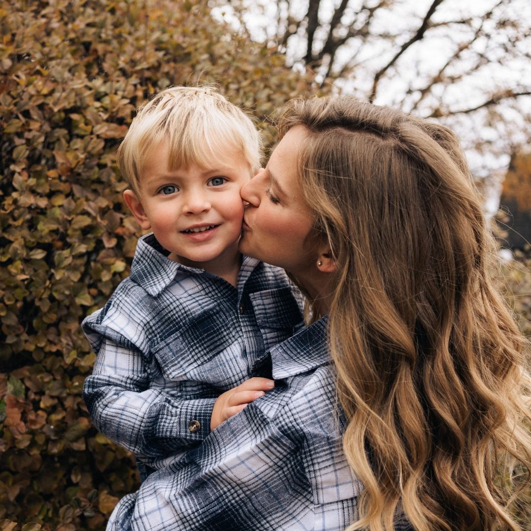 Lightweight Navy Flannel - Child