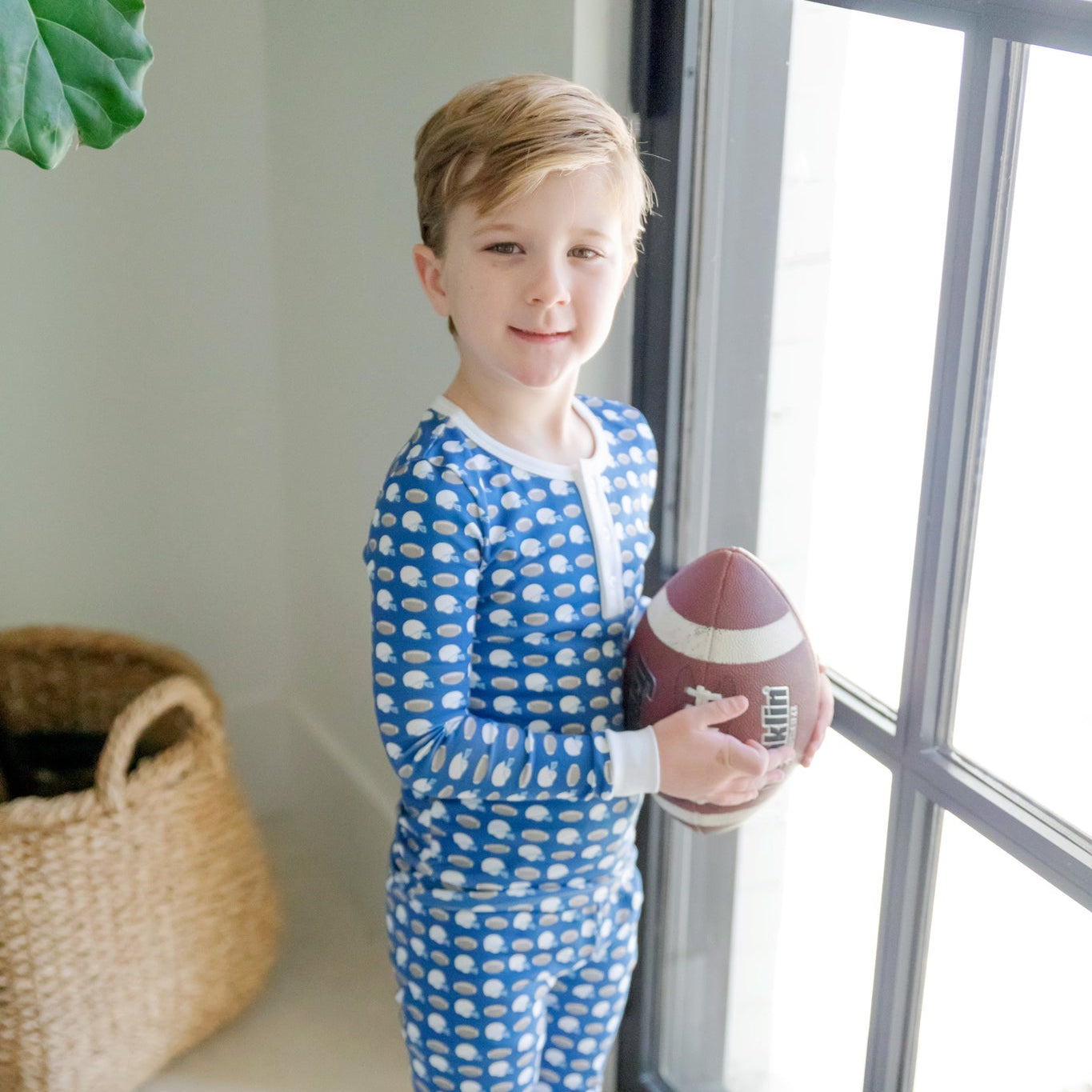 Jack Boys' Pajama Pant Set - First Down Football