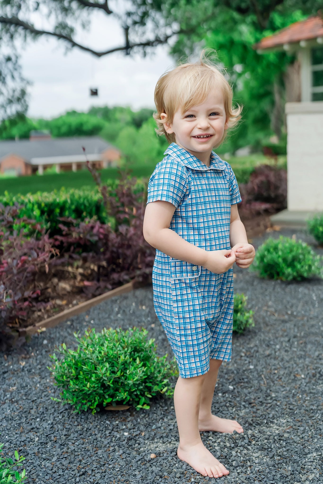 Henry Boys' Shortall - Autumn Plaid