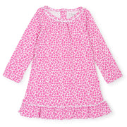 Carlin Girls' Pima Cotton Dress I Heart You Pink