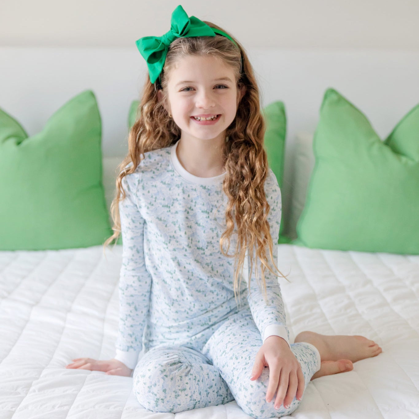 Grayson Pajama Pant Set Snowcapped Mountains