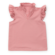 Ellie Girls' Sleeveless Performance Top By Lh Sport - Red Stripes