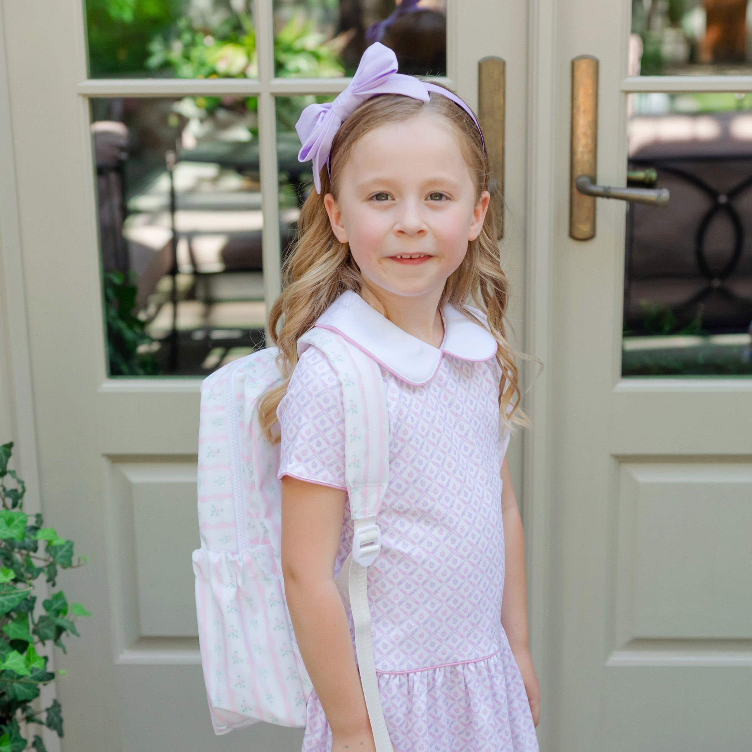 Libby Girls' Dress School Plaid Pink