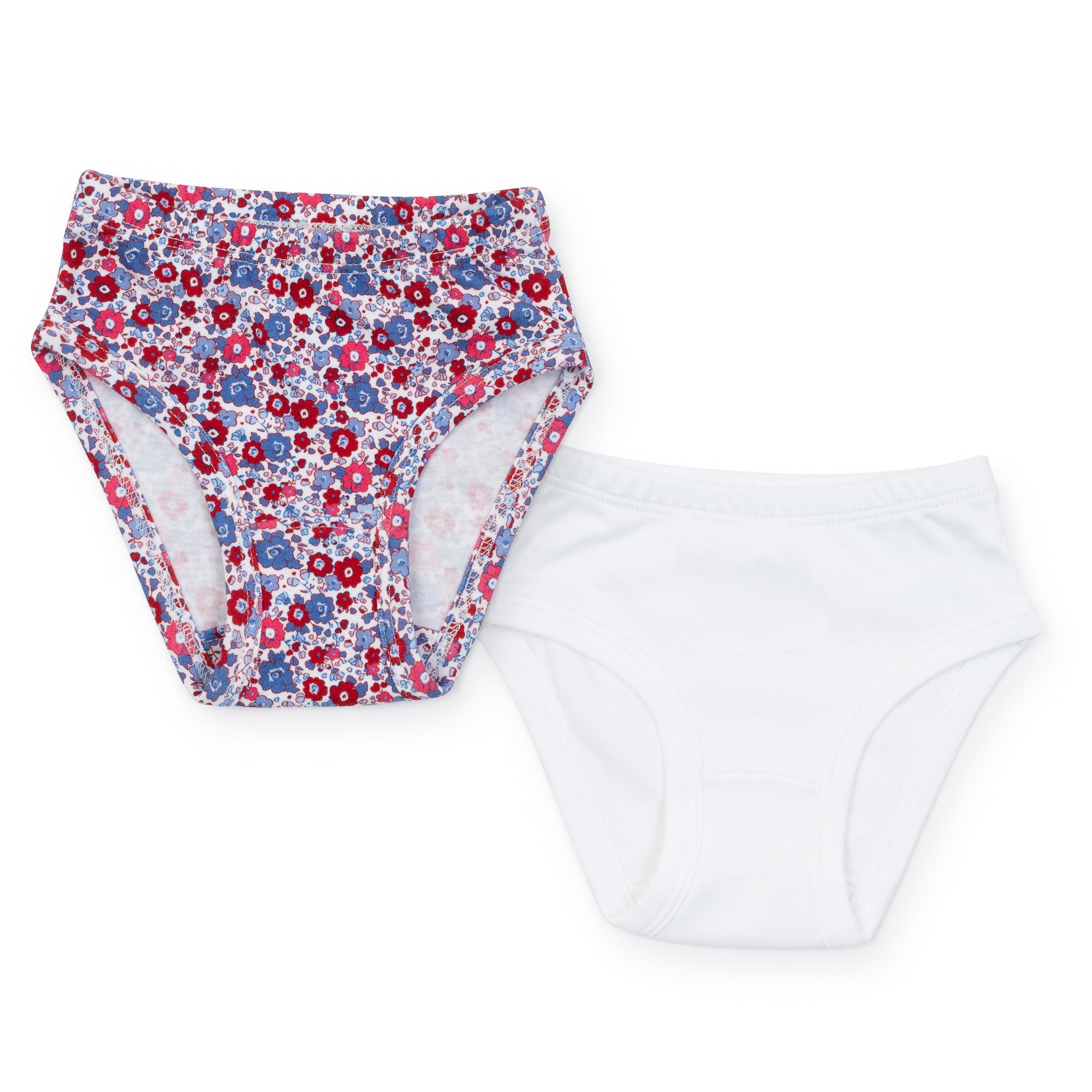 Lauren Girls' Pima Cotton Underwear Set - Freedom Floral/white
