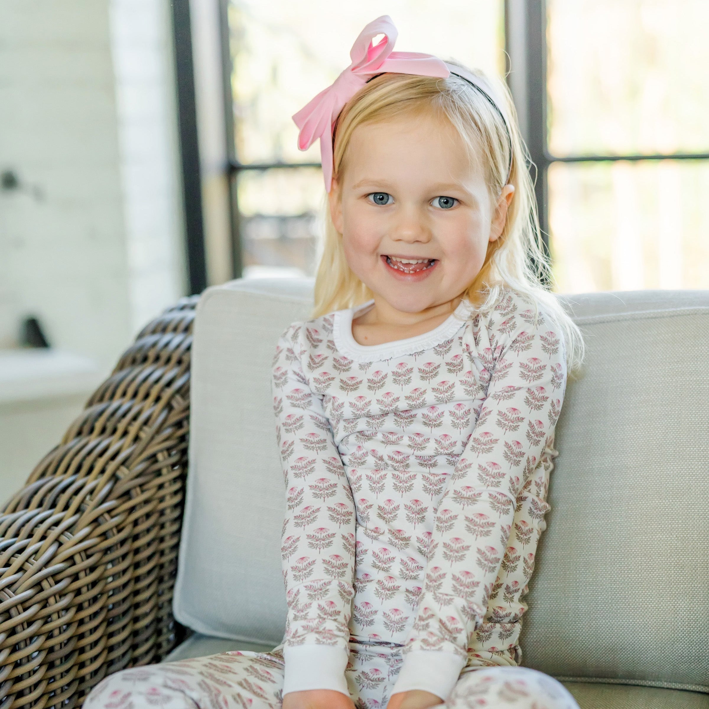 Ava Girls' Pajama Pant Set - Berkshire Batik Floral