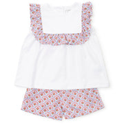 Penelope Girls' Short Set Bunting Floral