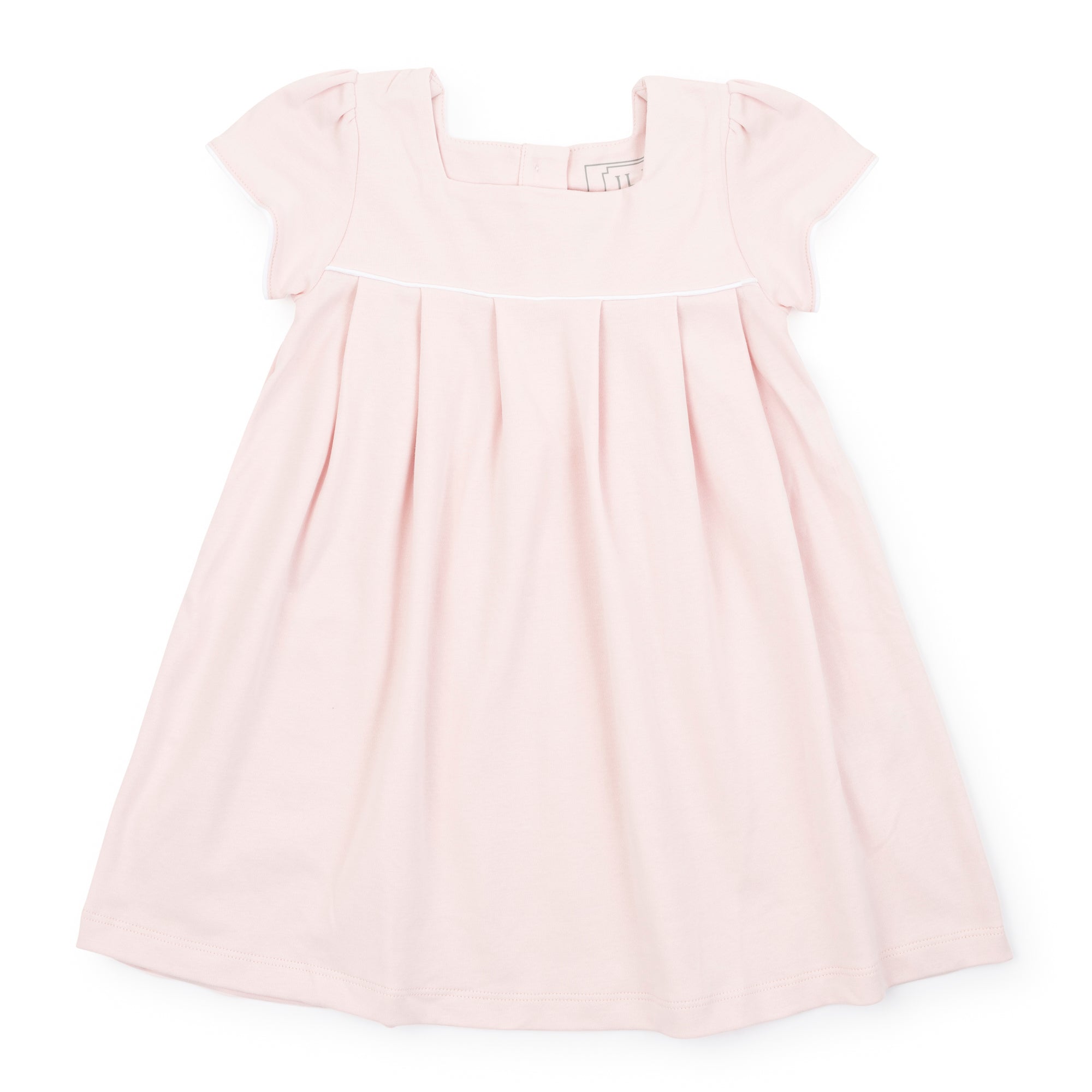 Lizzy Girls' Woven Pima Cotton Dress - Light Pink