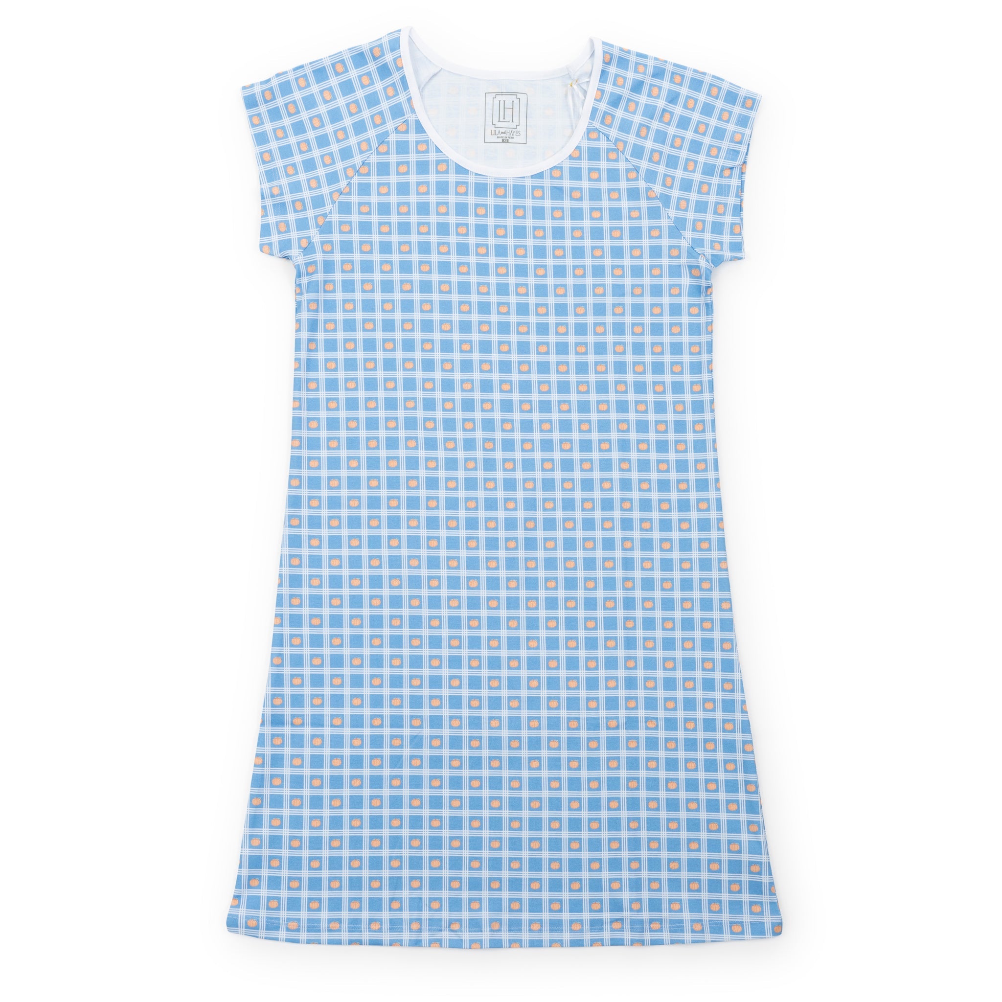 Wendy Women's Nightgown - Pumpkin Plaid