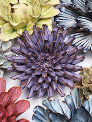 Ceramic Purple Dahlia