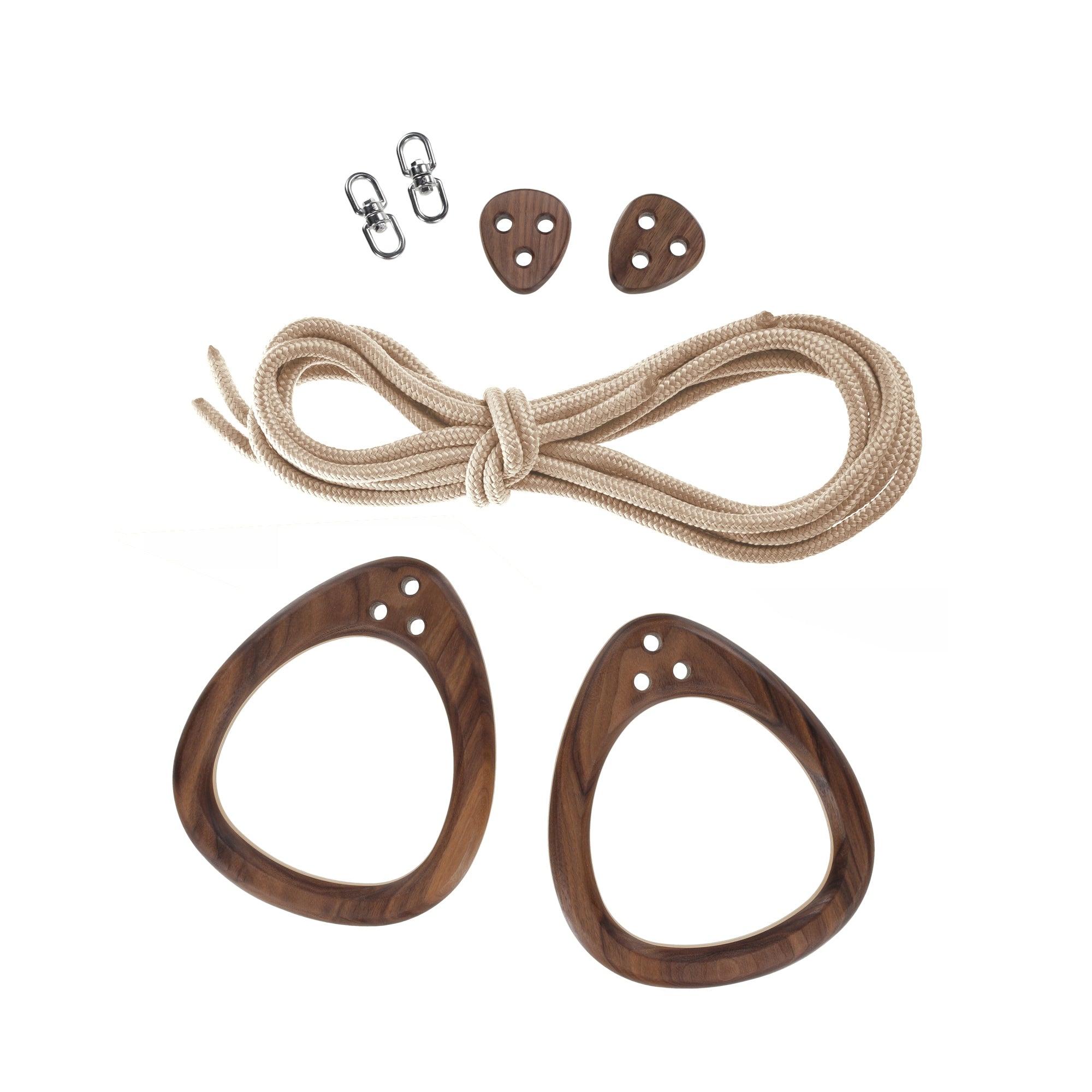 Rings - Walnut - Beige