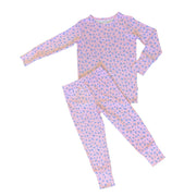 Lillian Leopard Bamboo 2-piece Long Sleeve Set