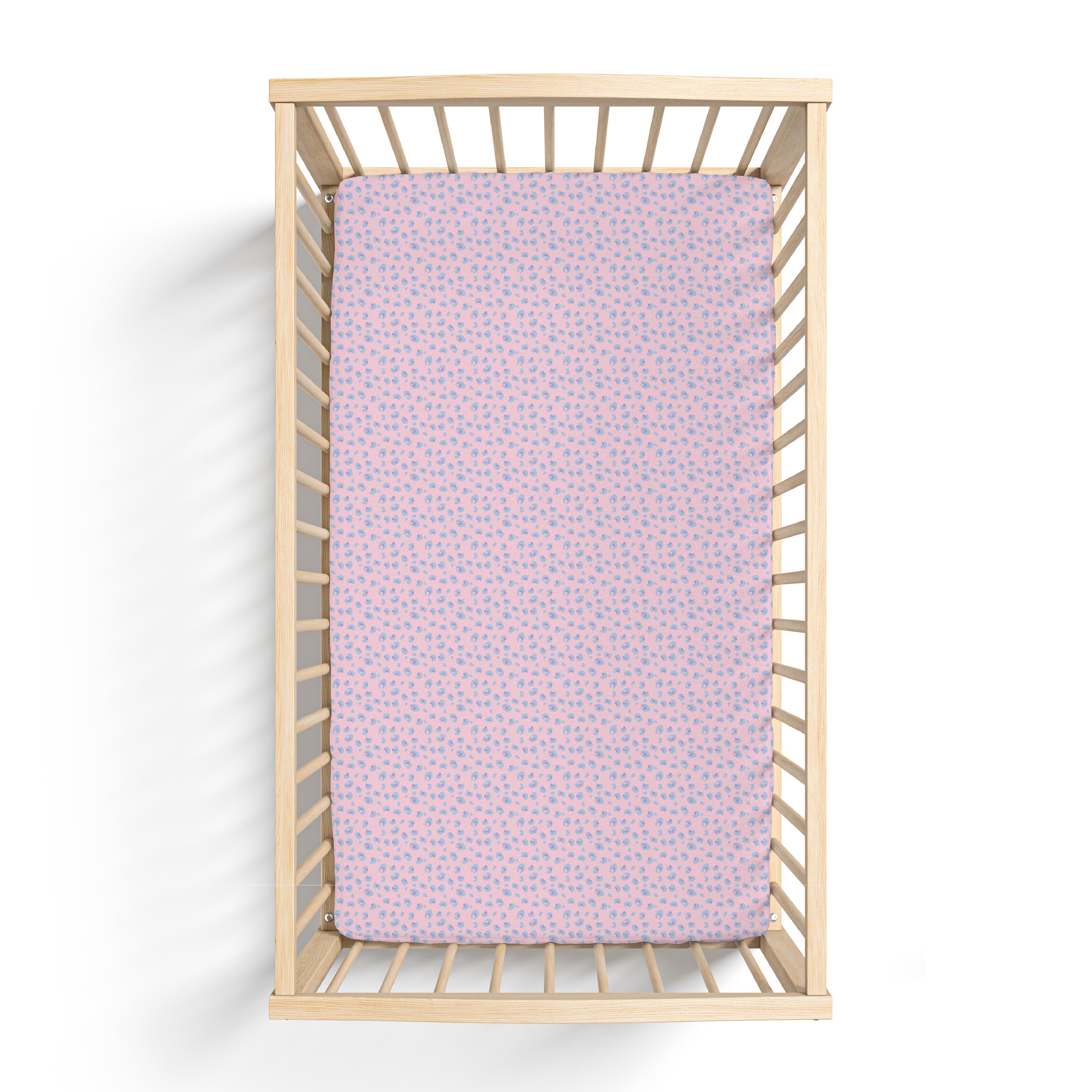 Lillian Leopard Bamboo Crib Sheet