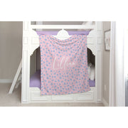 Lillian Leopard Personalized Minky Blanket