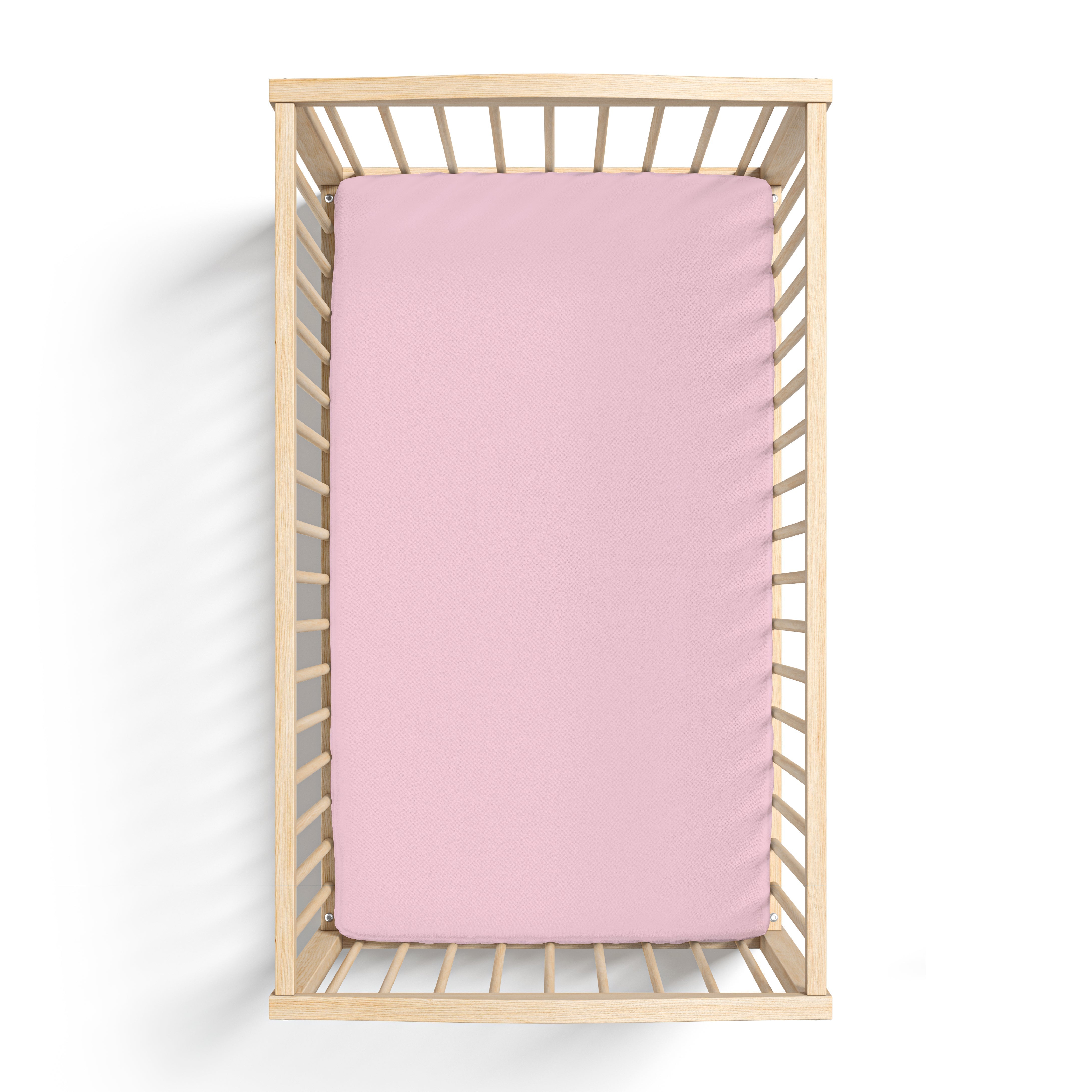 Lillian Pink Bamboo Crib Sheet