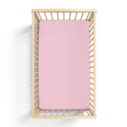 Lillian Pink Bamboo Crib Sheet