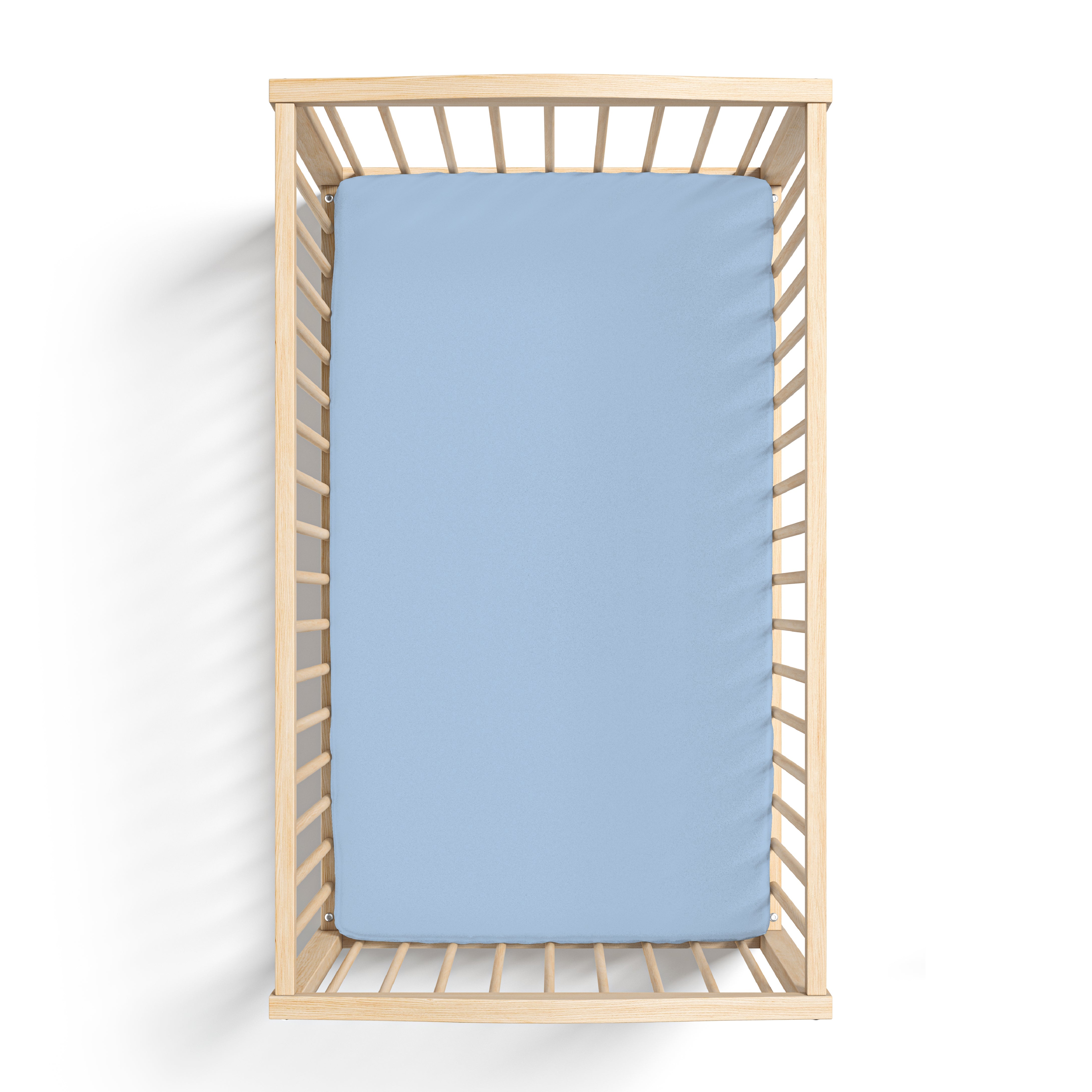 Lillian Trisomy 18 Blue Bamboo Crib Sheet