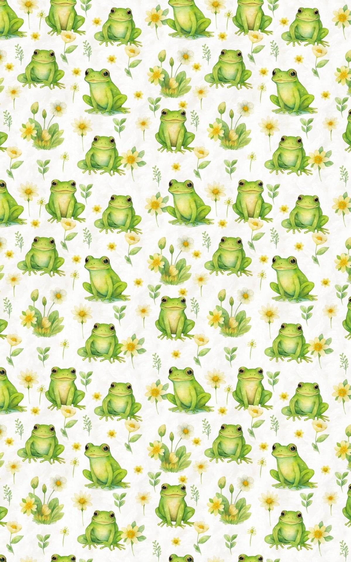 Lily Meadow Frogs Wrapping Paper