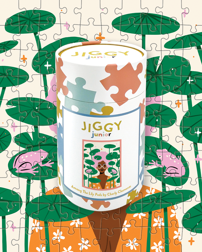 Jiggy Junior, Among The Lily Pads By Charly Clements