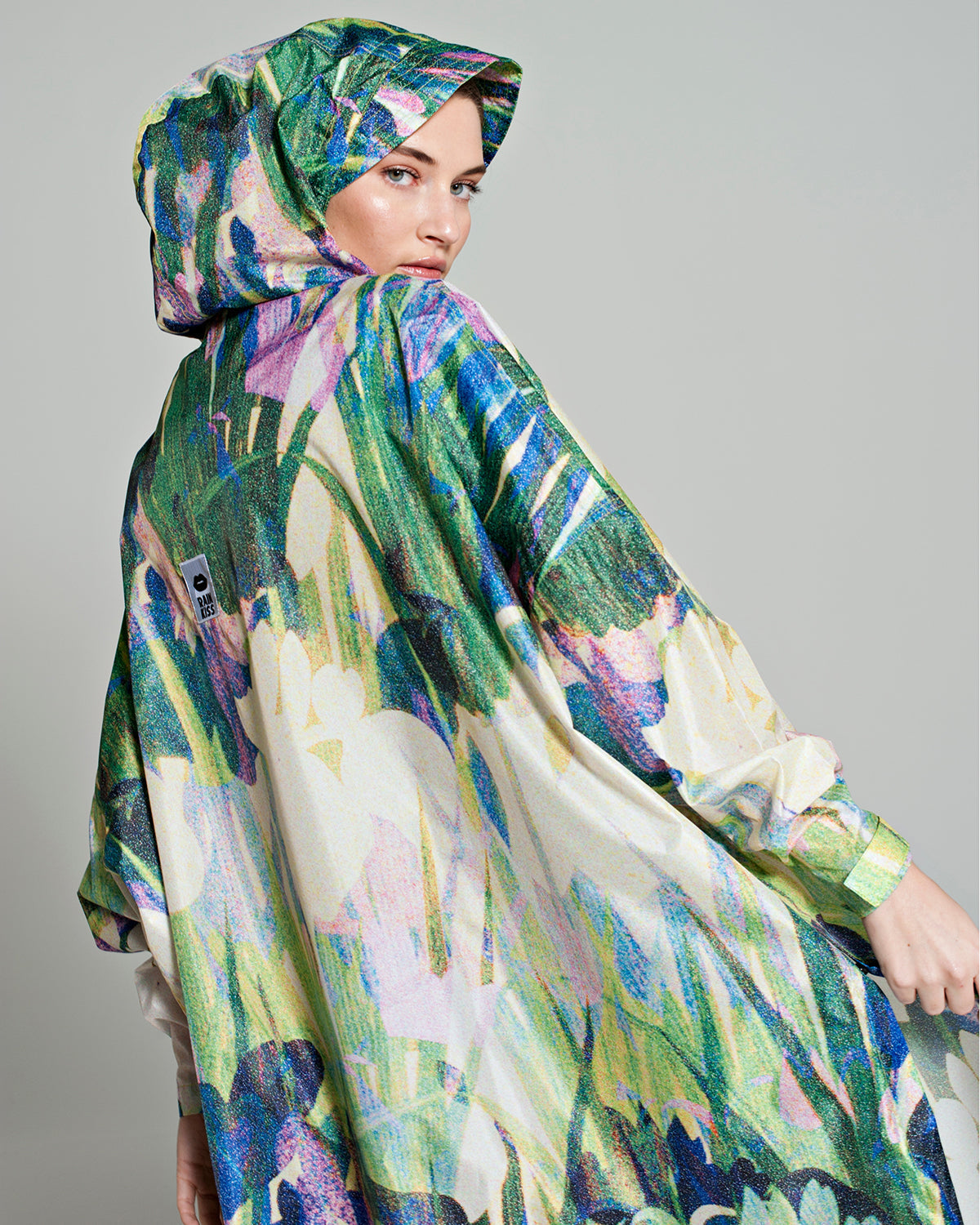 Rain Poncho Floral