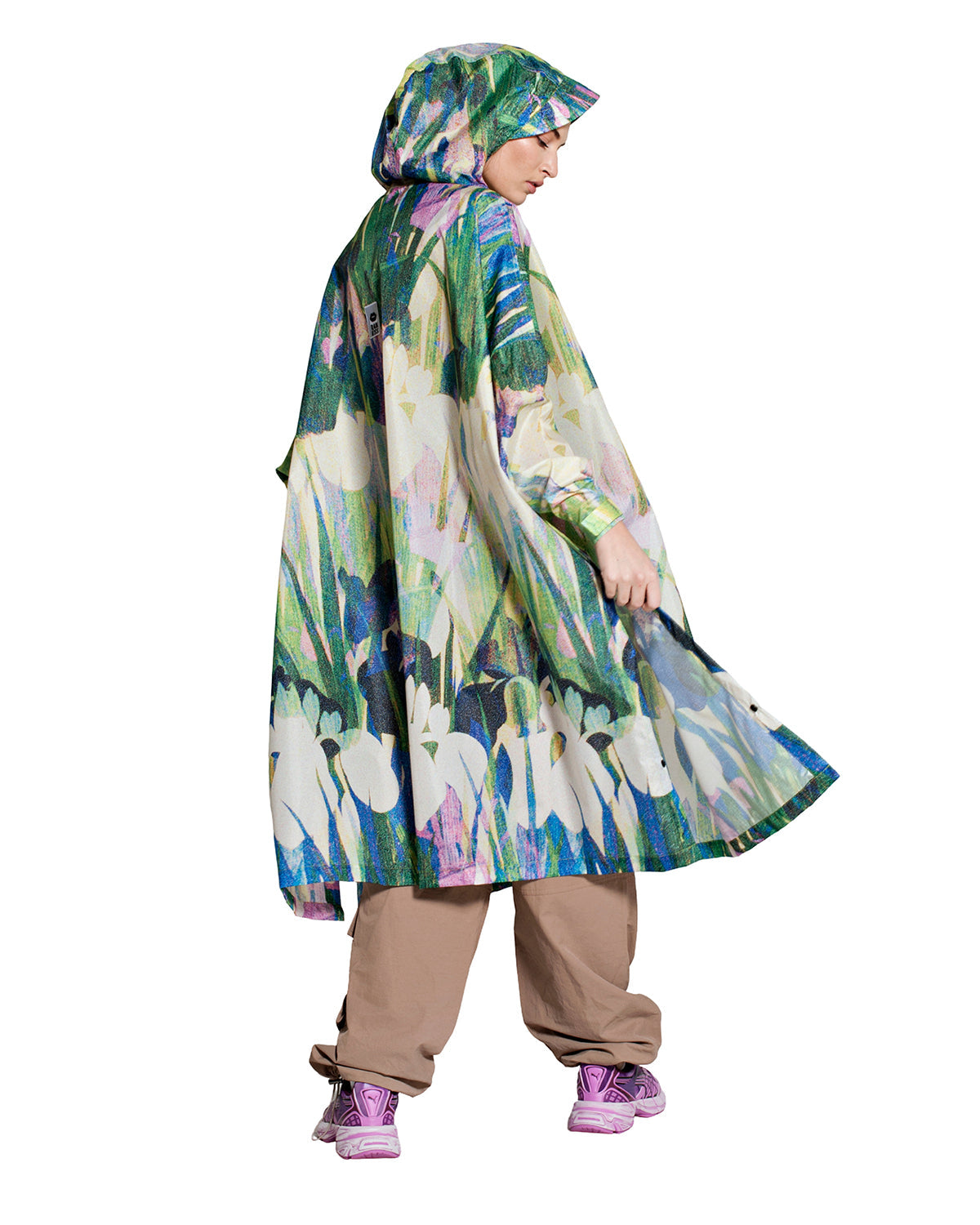 Rain Poncho Floral
