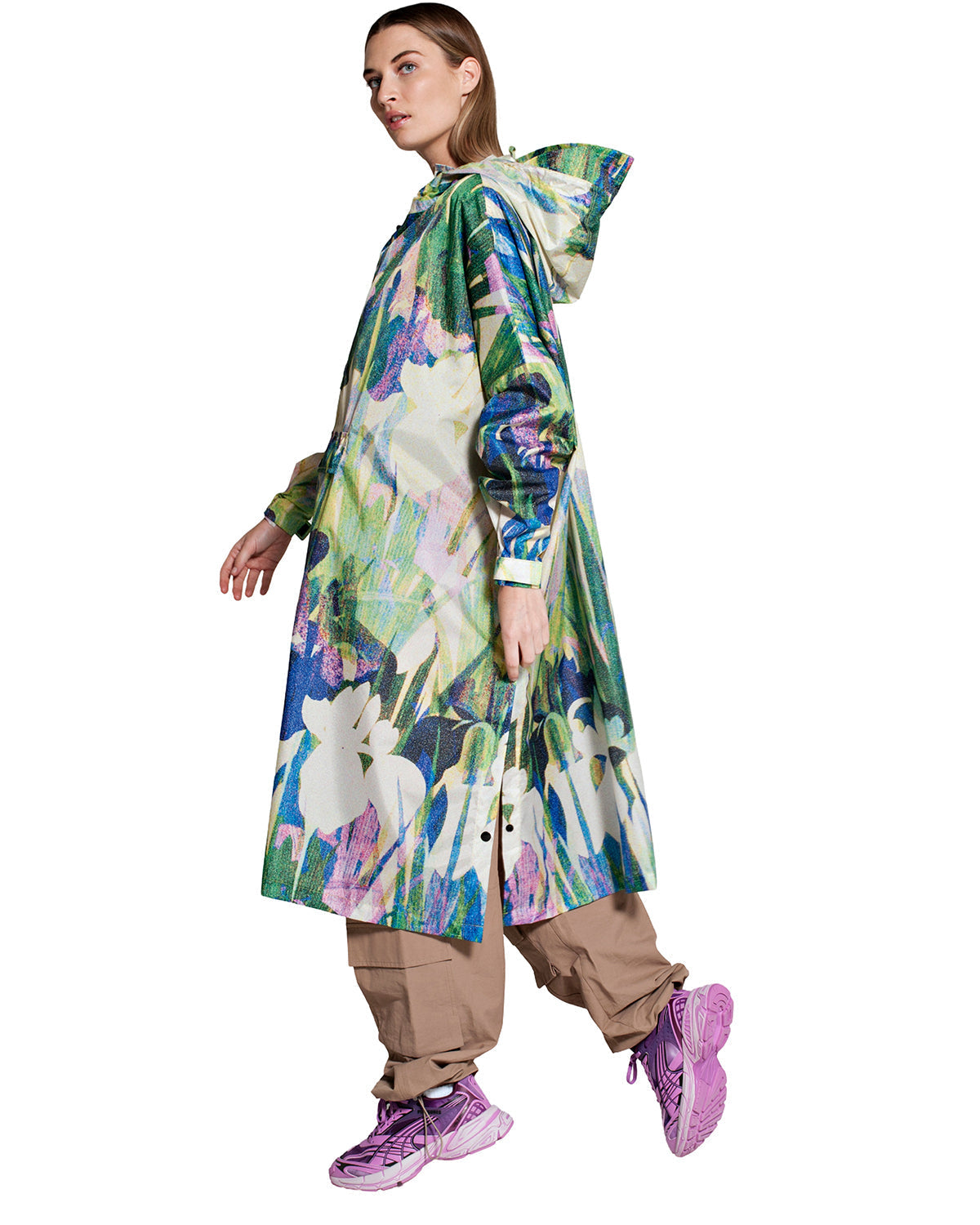 Rain Poncho Floral