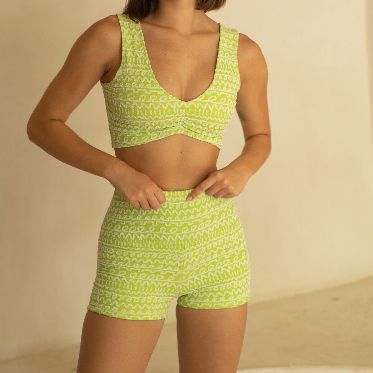 Lime Icing Micro Bike Short